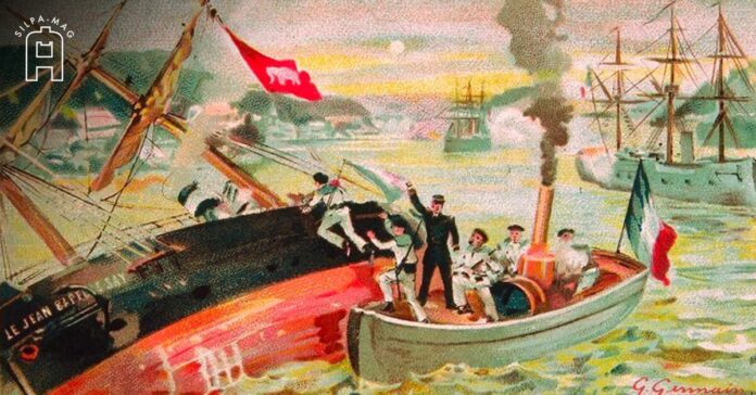 Cover photo A112-1 ร.ศ. 112 ยิงเรือ ฝรั่งเศส