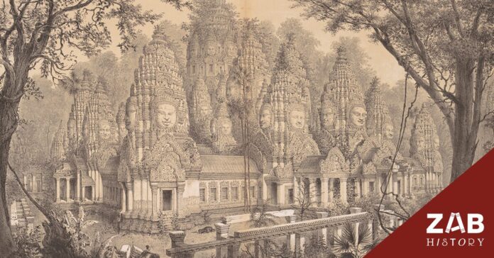 Cover ปราสาทบายน นครธม ประกอบเรื่อง ทำลายเมืองพระนคร