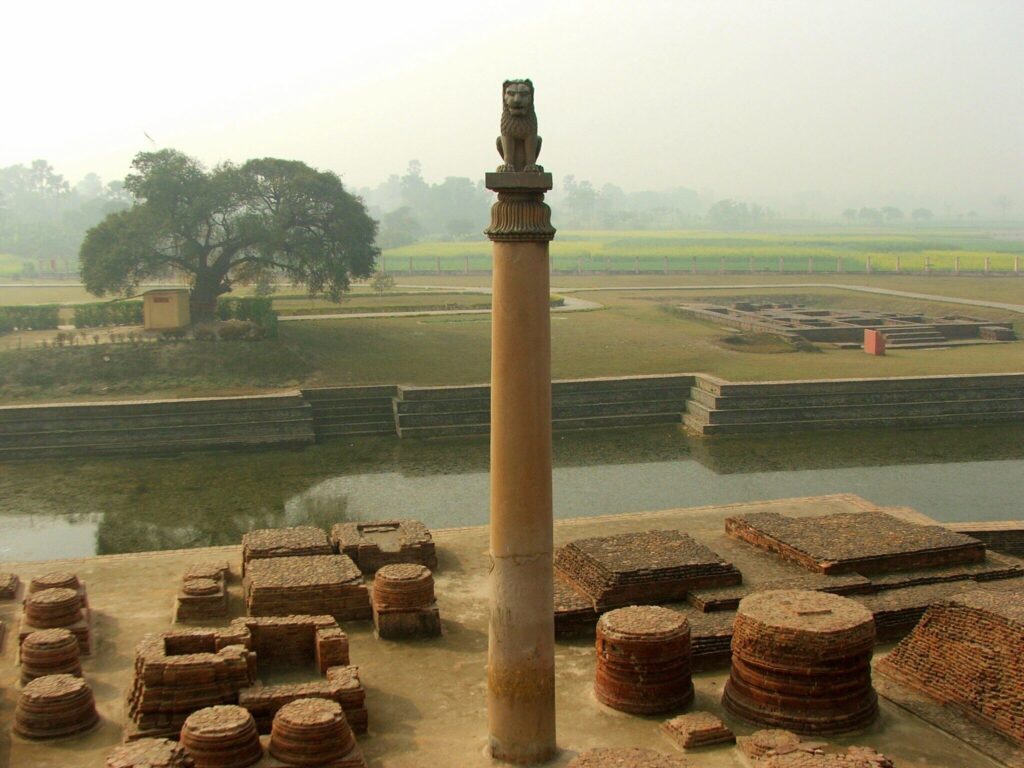 เสาหินพระเจ้าอโศก เมืองเวสาลี