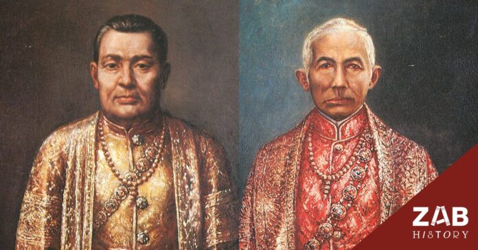 Cover พระบาทสมเด็จพระนั่งเกล้าเจ้าอยู่หัว รัชกาลที่ 3 พระบาทสมเด็จพระจอมเกล้าเจ้าอยู่หัว รัชกาลที่ 4 ประกอบเรื่อง รัชกาลที่ 3 เสด็จสวรรคต