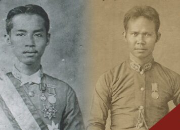 พระบาทสมเด็จพระจุลจอมเกล้าเจ้าอยู่หัว รัชกาลที่ 5 กับ พระองค์เจ้ายอดยิ่งยศ กรมหมื่นบวรวิไชยชาญ ประกอบเรื่อง วิกฤตการณ์วังหน้า