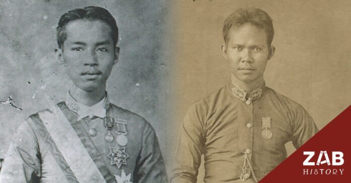 พระบาทสมเด็จพระจุลจอมเกล้าเจ้าอยู่หัว รัชกาลที่ 5 กับ พระองค์เจ้ายอดยิ่งยศ กรมหมื่นบวรวิไชยชาญ ประกอบเรื่อง วิกฤตการณ์วังหน้า