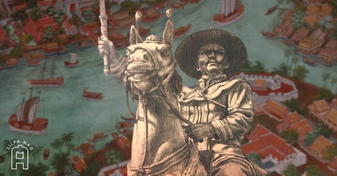 Cover-photo สมเด็จพระเจ้าตากสินมหาราช พระเจ้ากรุงธนบุรี ประกอบเรื่อง เจ้าเมืองตาก