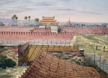 กำแพง ประตู พระราชวัง กรุงอมรปุระ กรุงอังวะ ประกอบเรื่อง เชลยชาวอยุธยา