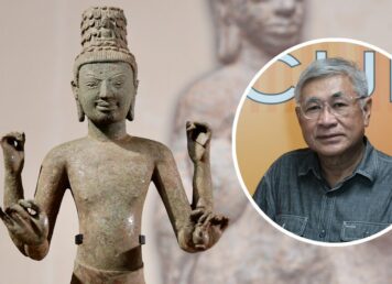 ประติมากรรมสำริดกลุ่มประโคนชัย ประติมากรรมพระโพธิสัตว์สำริด ดร. ทนงศักดิ์ หาญวงษ์