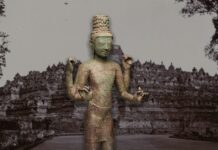 ประติมากรรมสำริดกลุ่มประโคนชัย พระโพธิสัตว์สำริด บุโรพุทโธ ชวา
