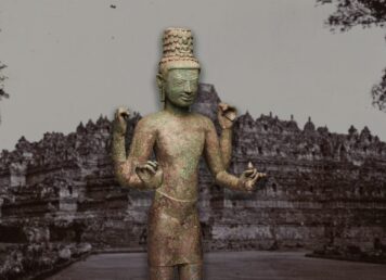 ประติมากรรมสำริดกลุ่มประโคนชัย พระโพธิสัตว์สำริด บุโรพุทโธ ชวา