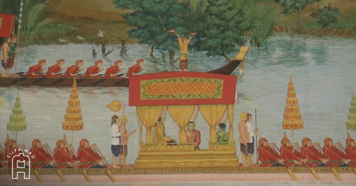 Cover photo พระบาทสมเด็จพระพุทธเลิศหล้านภาลัย (รัชกาลที่ 2) และกรมหมื่นเจษฎาบดินทร์ (รัชกาลที่ 3) จิตรกรรมฝาผนังศาลาทรงยุโรป หลังพระสมุทรเจดีย์ สมุทปราการ ประกอบเรื่อง อำนาจกรมหมื่นเจษฎาบดินทร์
