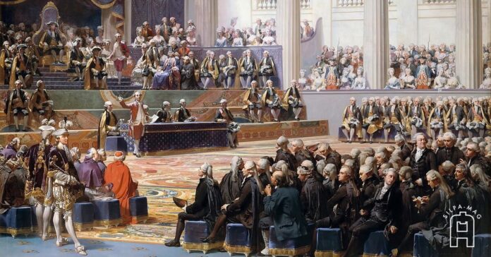 Cover photo พิธีเปิด ประชุมสภาฐานันดร พระราชวังแวร์ซาย วันที่ 5 พฤษภาคม ค.ศ. 1789 ประกอบเรื่อง ปฏิวัติฝรั่งเศส