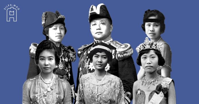พระอัครมเหสี พระมเหสี พระสนมเอก และความรักตลอดพระชนมชีพ ร.6