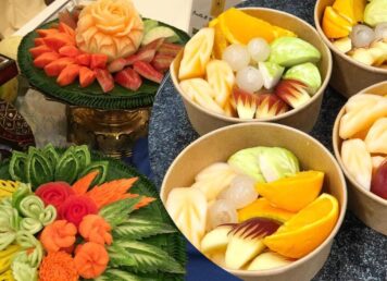 5 ผลไม้ ทุเรียน-เงาะ-มังคุด-ส้ม-มะม่วง วิธีปอกแบบชาววัง