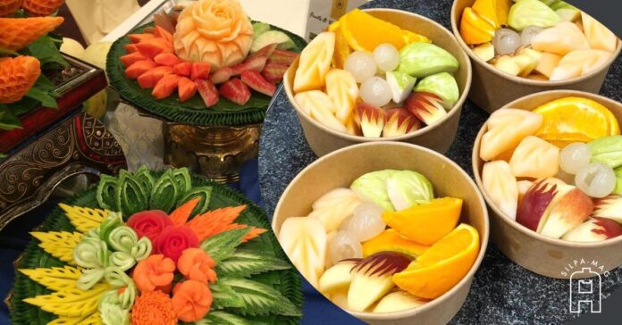 5 ผลไม้ ทุเรียน-เงาะ-มังคุด-ส้ม-มะม่วง วิธีปอกแบบชาววัง