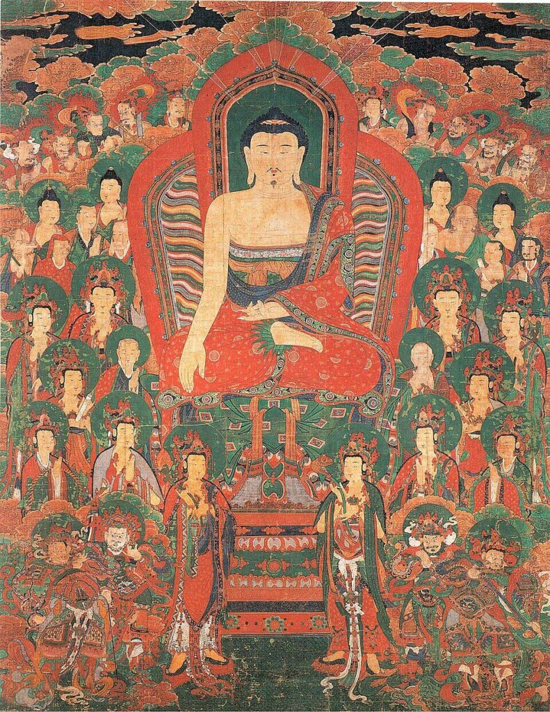 ภาพเขียนพุทธศาสนาของวัดทงโดซา (ยอดเขาแร้ง) สมบัติแห่งสาธารณรัฐเกาหลี