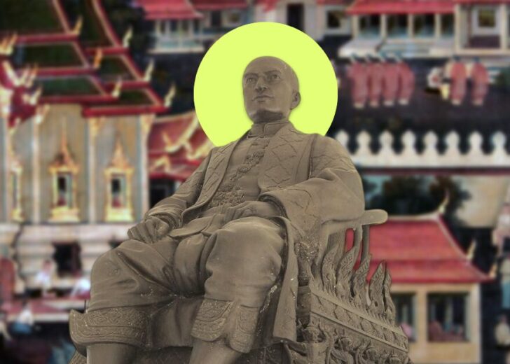 ความพิสดารในพระราชพิธีอุปราชาภิเษกสมเด็จฯ เจ้าฟ้ากรมหลวงอิศรสุนทร (รัชกาลที่ 2) พระบรมรูปพระบาทสมเด็จพระพุทธเลิศหล้านภาลัย รัชกาลที่ 2 ประดิษฐานภายในศาลาทรงยุโรป หลังองค์พระสมุทรเจดีย์ จังหวัดสมุทรปราการ ประกอบเรื่อง พระราชพิธีอุปราชาภิเษก สมเด็จพระเจ้าลูกยาเธอ เจ้าฟ้ากรมหลวงอิศรสุนทร