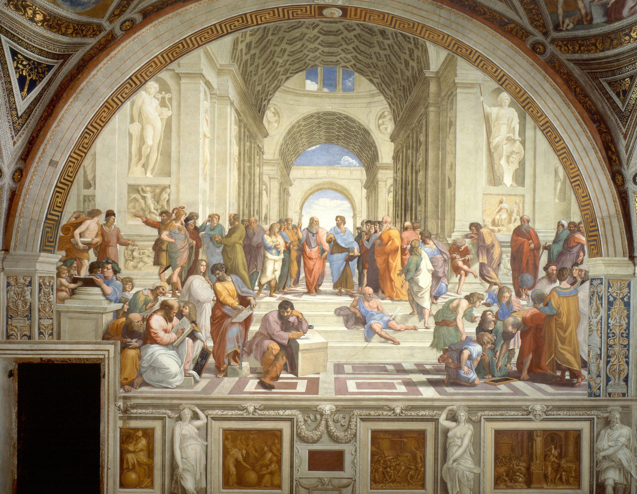The School of Athens ภาพวาดฝาผนัง