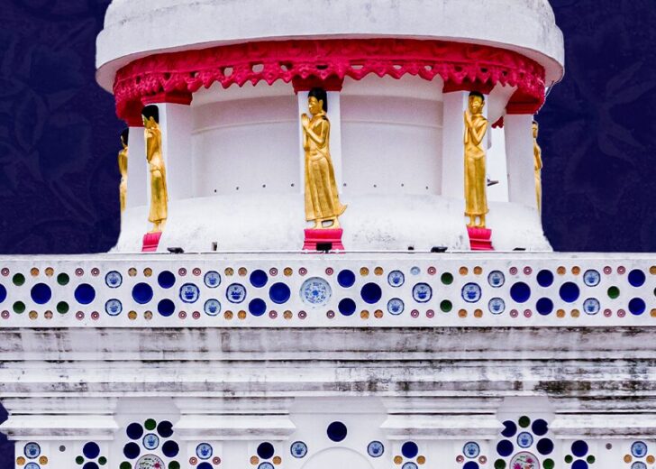 เสาหารประดับพระสาวก 8 องค์