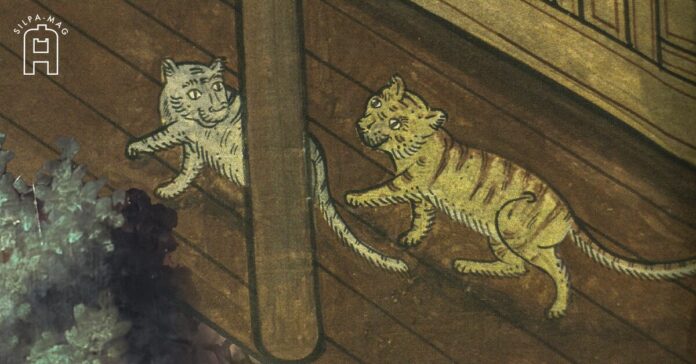 cover-cat (1) “คิดเหลิงเจิ่งเลิงแมว” แมว ภาพจิตรกรรม